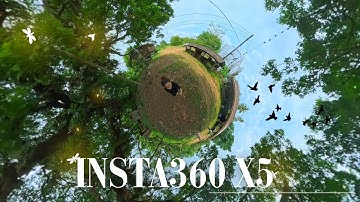 Insta360 X5 Tiny Planet Mode Feels Like a Dream | Real-World Audio Included!