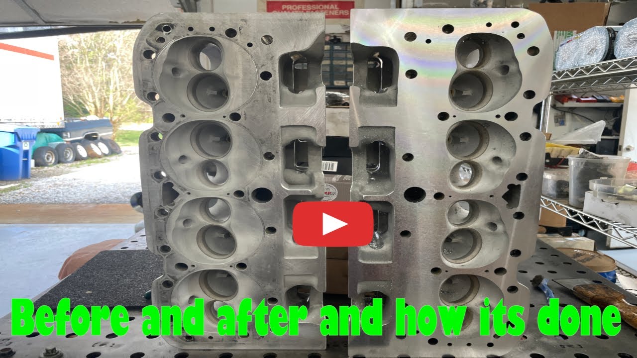 Expert Tips: Real Time Milling of SBC AFR Aluminum Head on a Knee Mill using a BHJ cutter.