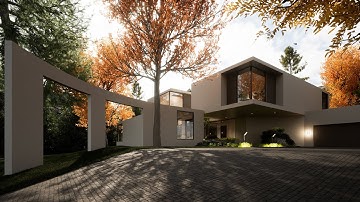 Dillard House | Twinmotion 2022 (Path Trace) | Revit