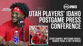 QB Devon Dampier & Utes Players React to 66-14 Win Over Idaho | KSL Sports
