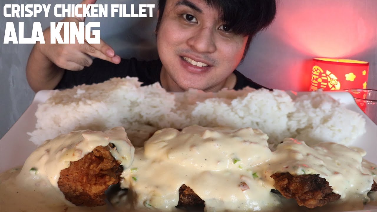 SUPER CRISPY CHICKEN FILLET ALA KING MUKBANG