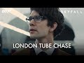 Skyfall  tube chase  daniel craig javier bardem ben whishaw  james bond