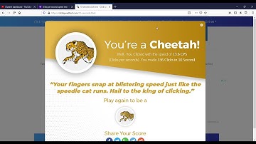 Click speed test *world record*