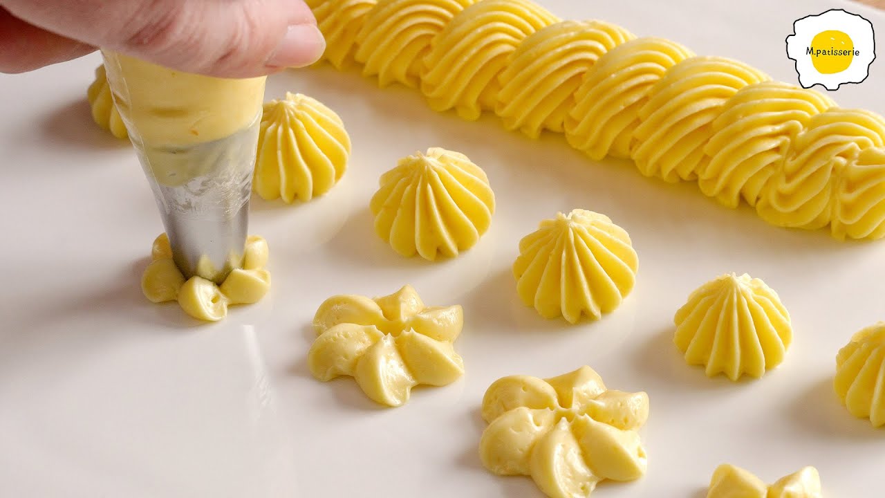 Orange buttercream 橙子奶油霜 Crème au beurre à l'orange オレンジバタークリーム 오렌지 버터