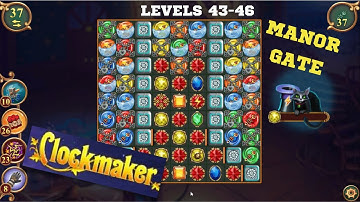 How to play Clockmaker Manor Gate levels 43-46 and Picture Gallery levels 18-21