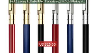 DARB Luxury RollerBall Pen For Writing 24K Gold Plating High Q... — Hot Deal 2026 | Limited Offer!