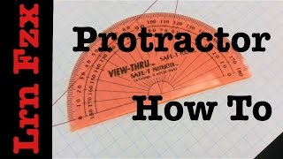 Using a Protractor for Measuring Angles