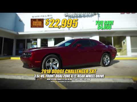 bluebonnet-chrysler-dodge-sales-event:-2018-dodge-charger-sxt-&-2018-dodge-challenger-sxt