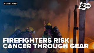 Gear material protects from fire, but puts firefighters at risk of cancer