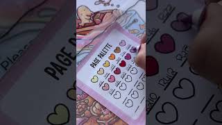 The cherry on top of a colouring page