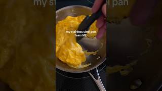 Scrambled Eggs vs Stainless Steel Pan (Day 95)