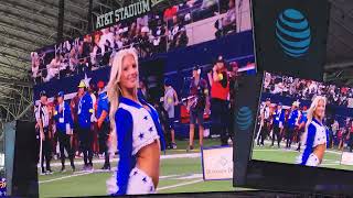 Dallas Cowboys Diamonds Direct Sideline Sweethearts Allison Screenview 101925 Vs Washington