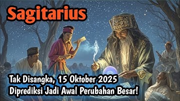 Zodiak Sagitarius Hari Ini ‼️ Tak Disangka, 15 Oktober 2025 Diprediksi Jadi Awal Perubahan Besar!