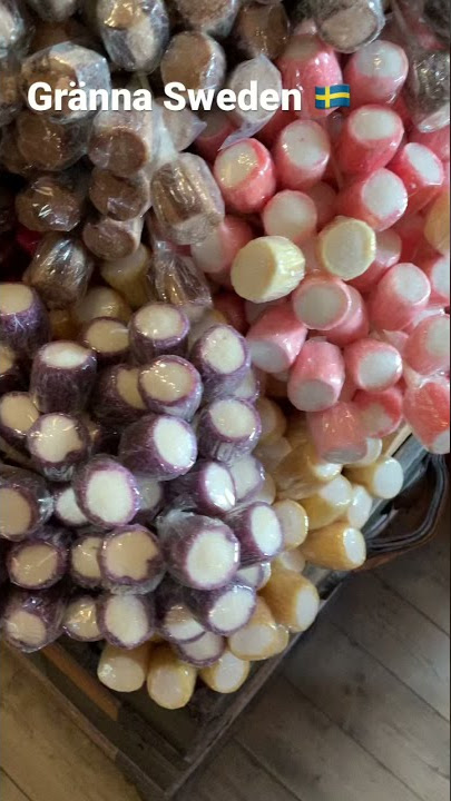 Polkagrisキャンディ発祥の地Gränna Sweden🇸🇪でお買い物