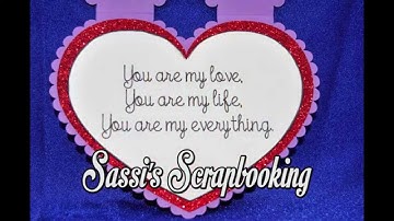 Valentine Card #1 with the Cricut Explore