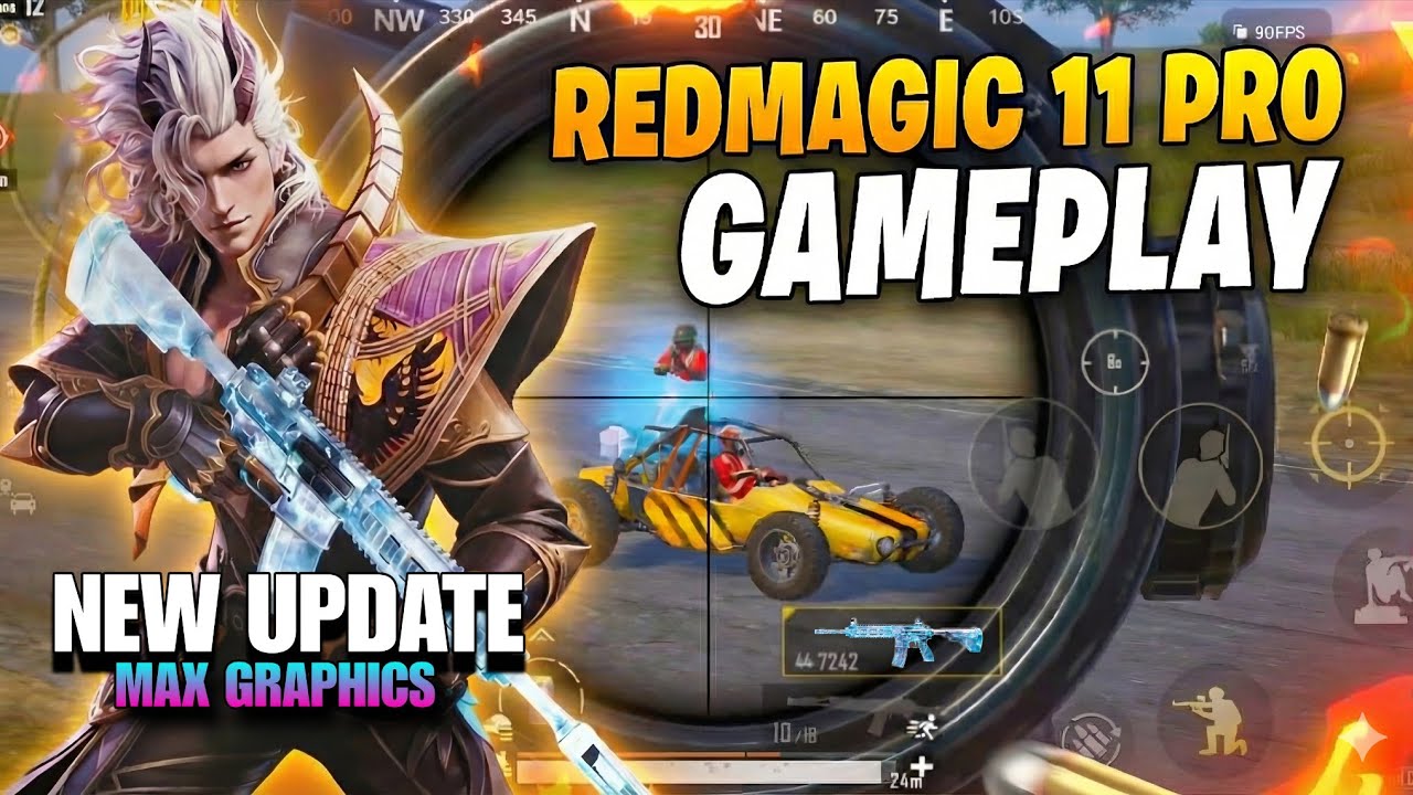 RedMagic 11 Pro PUBG Test - Ultra HDR + 90FPS Gameplay