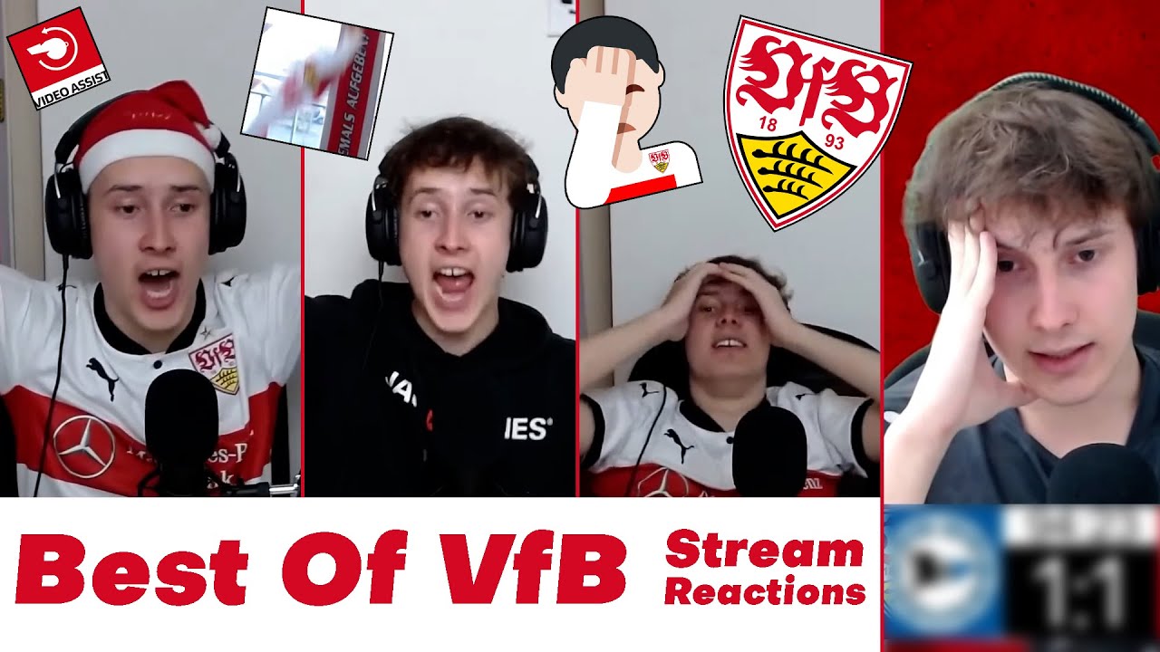 Best Of VfB Stream Reactions | Chancenwucher, VAR & Co. 🤬 | AFM-VfB