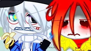 🍌Banana🍌||meme||Gacha club||Undertale Au||Sans Au💙✨🎉🎊💖💕||✨💛Kustard💙✨