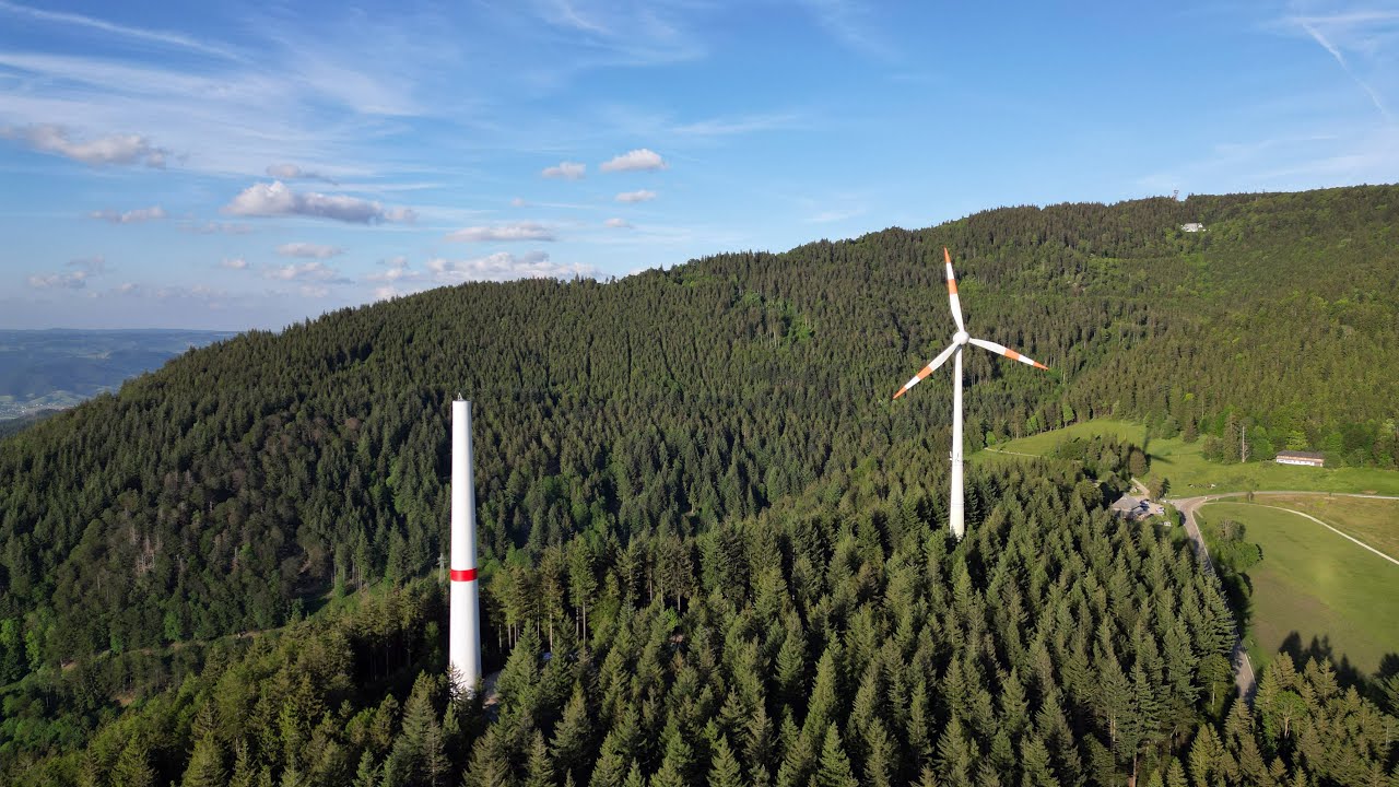 Windparks Holzschlägermatte & Taubenkopf Teil : Betonturmbau Enercon E-138 und E-160