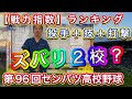【戦力ランキング】優勝候補ズバリ○校に絞られる?投手力+技の力+打撃力の数値評価指数【第96回センバツ高校野球大会】