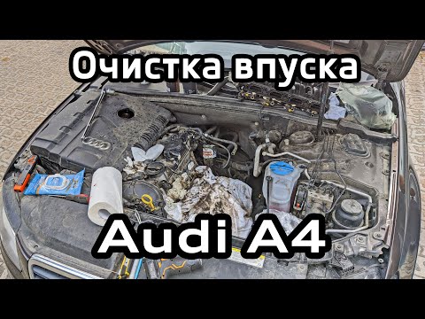 Очистка впускных клапанов и коллектора 1.8 TFSI Audi A4 B8