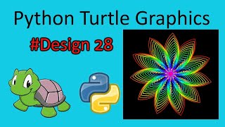 python turtle graphics tutorial || #design28  || Python graphics Details
