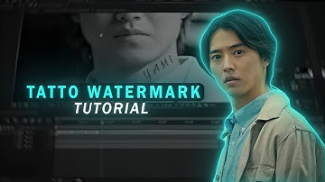 Tattoo Watermark Tutorial in after effects - with the Lockdown Plugin 