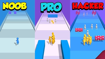 NOOB vs PRO vs HACKER - Join Clash 3D‏ Part 1