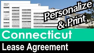 Connecticut Lease Agreement for Rental Property screenshot 2