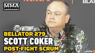 Scott Coker Reacts to Controversial Liz Carmouche vs. Juliana Velasquez Ending | Bellator 279