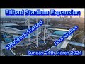 Etihad stadium expansion  manchester city fc  latest drone update  24324  city dji