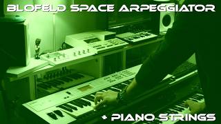 AMAZING Space Synth Arpeggiator Music with Piano