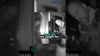 This Cop's Reaction Was Everything 🥹 #cops #ringcamera #shorts