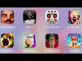 Ice Scream,TOm Hero,Scary Teacher 3D,Hello Neighbor,Granny,Friday The 13th,BADLAND 2,BasicsEducation