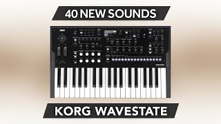 KORG WAVESTATE - mkII - Se ♫ 40 Custom Sounds ► Essentials Sound Bank