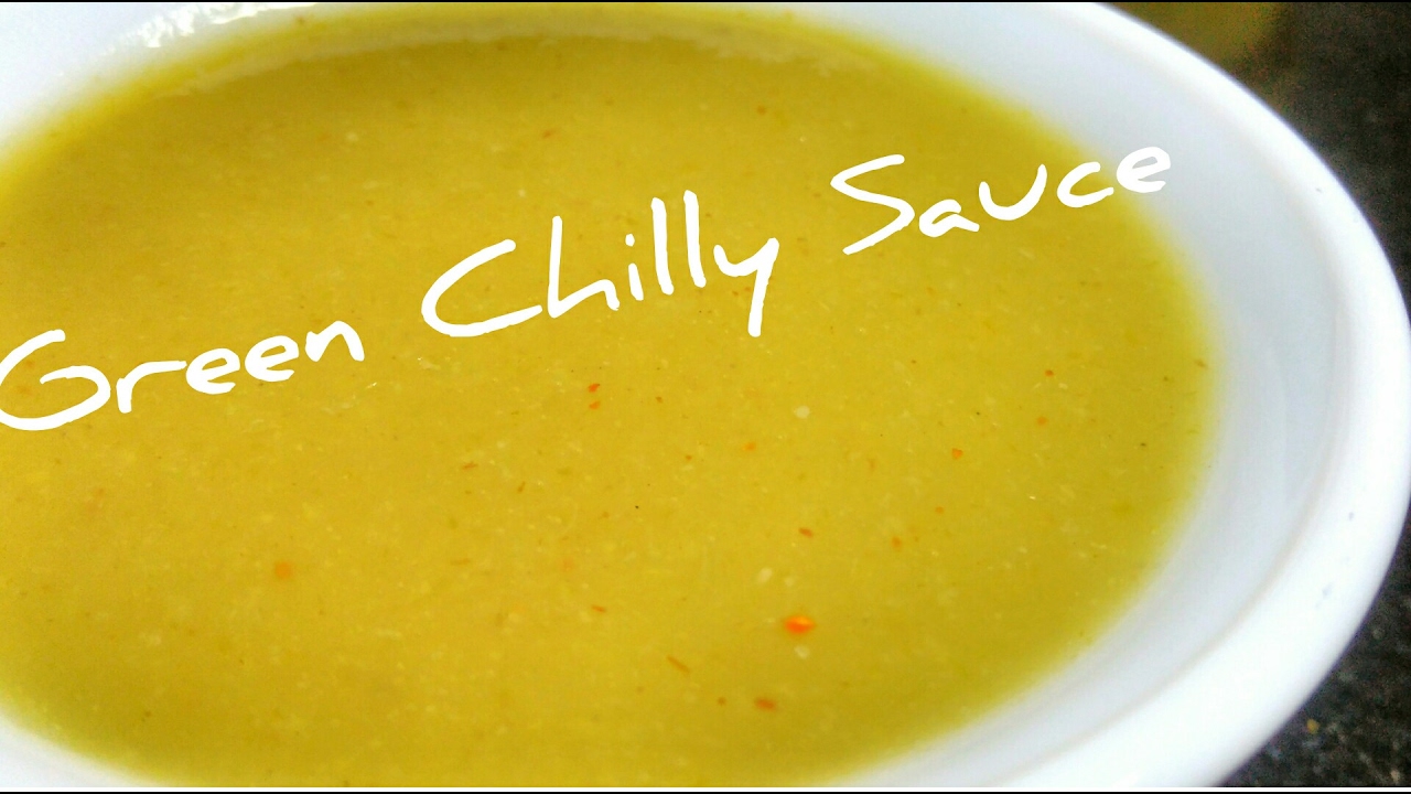 Green Chilli sauce recipe │ Simple and easy YouTube
