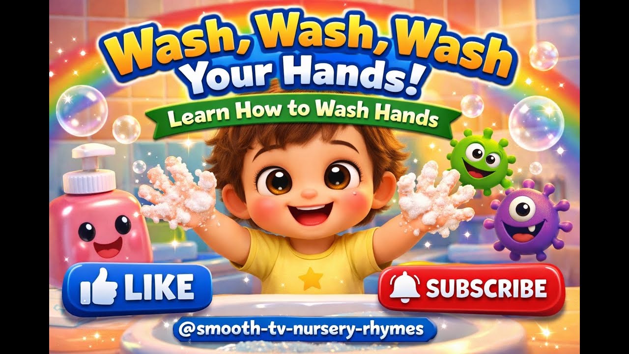🎵 Learn How to Wash Your Hands Song 🧼