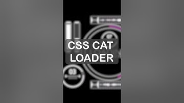CSS CAT LOADING ANIMATION || CSS ANIMATION || CODE TO INFINTY || #shorts  #funny #coding #python