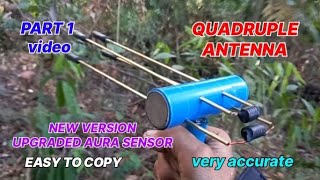 DIY , GOLD DETECTOR ,NEW VERSION AURA CENSOR VERSION 2