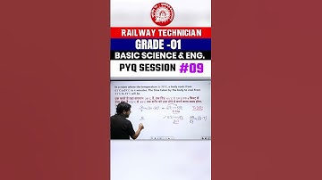 RRB Technician Grade 1 Classes | Basic Science And Engineering Numerical 09