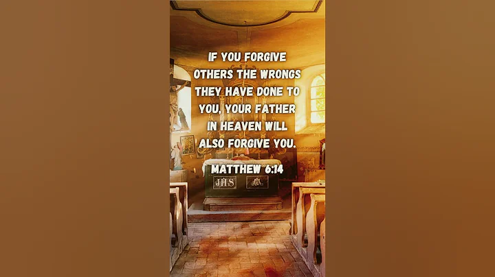 Matthew 6:14 - The Power of Forgiveness | Bible Verse of the Day #faith #godsword #jesus #matthew