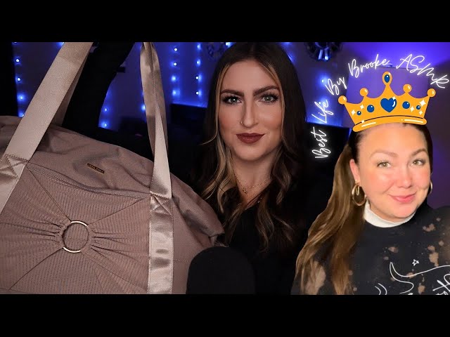 ASMR | What’s In My Gym Bag 🖤 Collab With @BestLifeByBrooke ✨