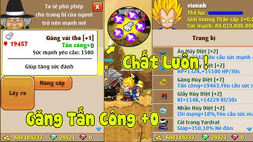 Ngọc Rồng Online  - Thử Chế Tạo Găng 0 Tấn Công Và Cái Kết
