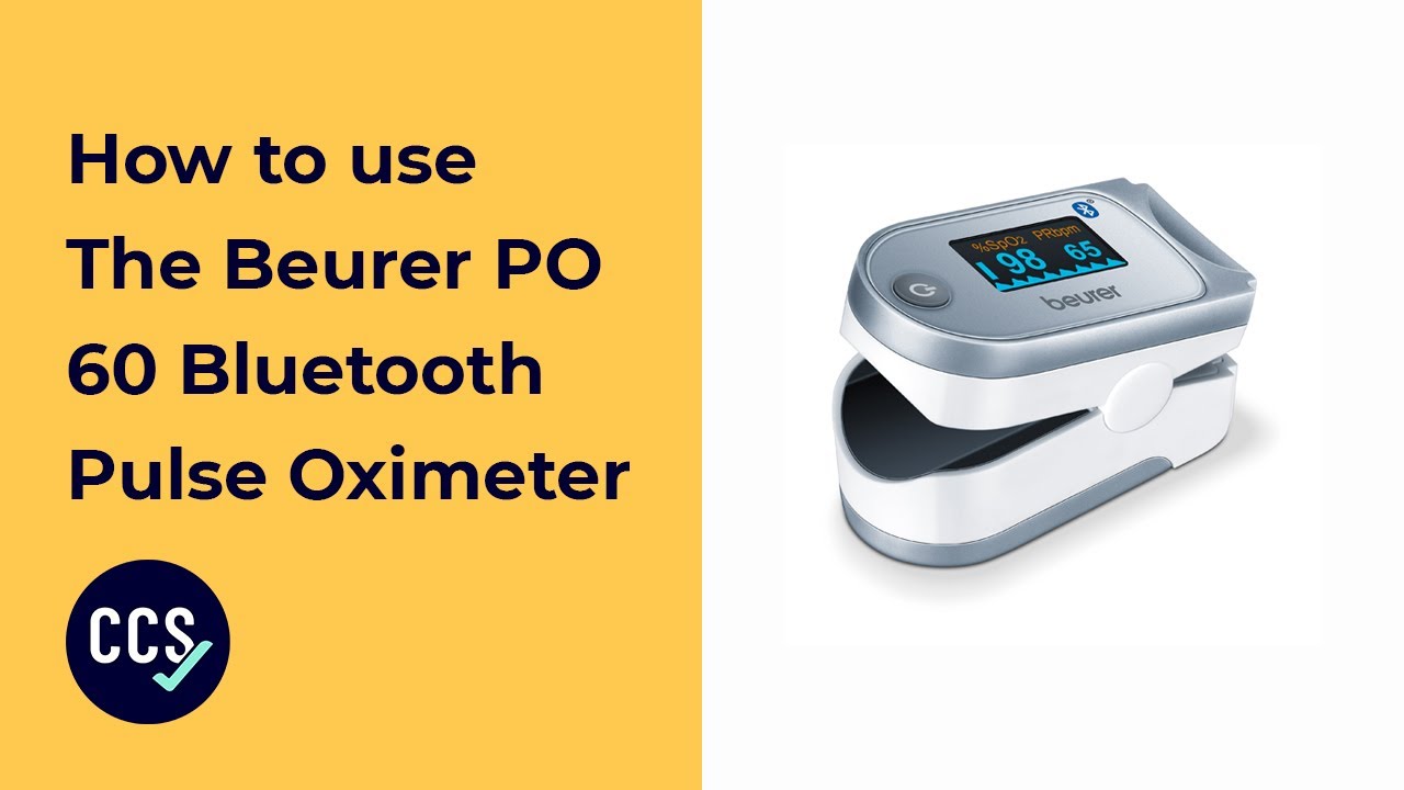 Beurer PO 60 Bluetooth Pulse Oximeter Instructional video YouTube