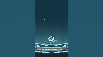 Evolve Eevee in Vaporeon #pokemon #pokemongo #pokemon #shorts #shortsvideo #shorts