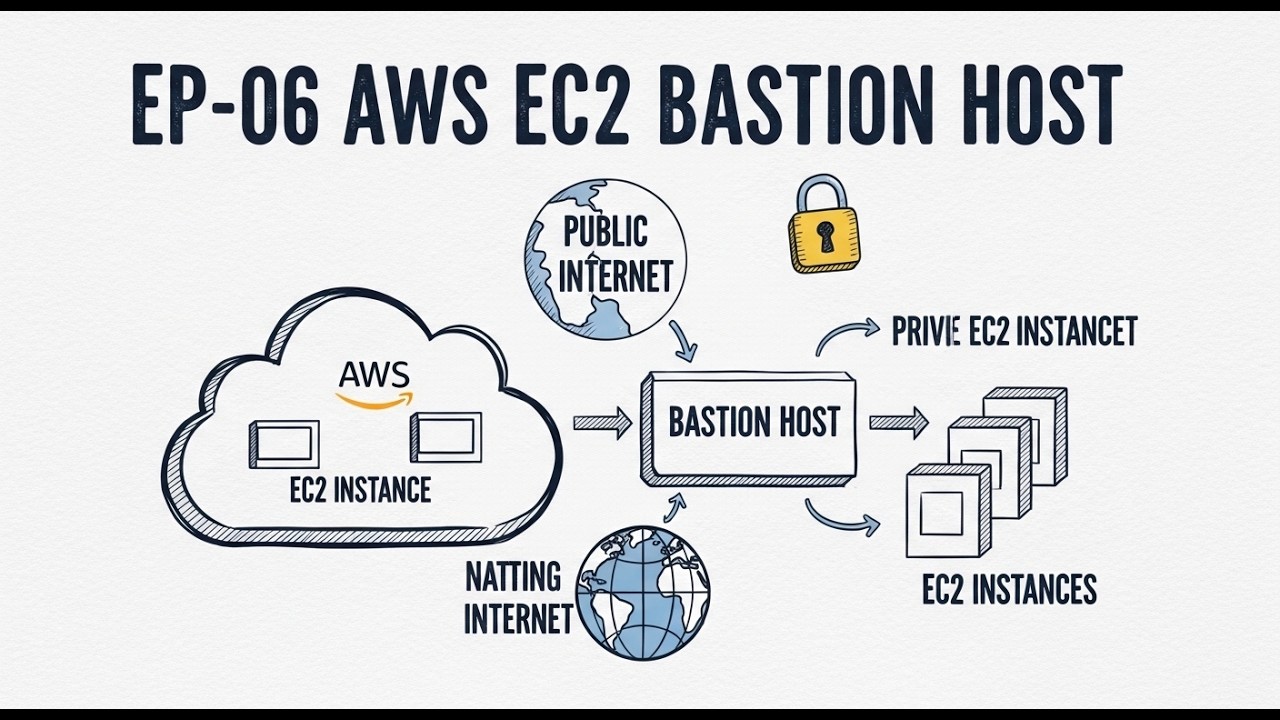 EP-06: AWS Bastion Host Explained | Secure Access to Private EC2 - YouTube