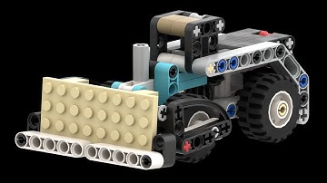 Wheeled Dozer - a Lego Technic 42133 alternate build