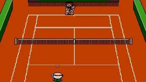 Papi Commando Tennis Sega Genesis
