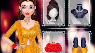 Indian wedding makeup dressup😍💕||Android gameplay||girl games||@StylishGamerr  ||new game 2022 screenshot 2