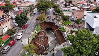 Así se esta ABRIENDO LA TIERRA EN GUADALAJARA 